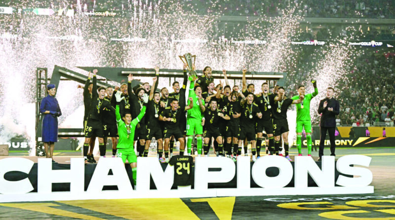 Concacaf gold cup final football match between mexico and usa