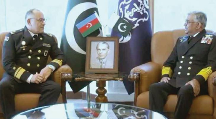 Pakistan, Azerbaijan chiefs discuss regional maritime security situation