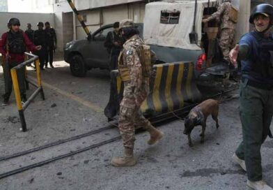 Three terrorists killed, nine wounded as police foil Bannu post assault