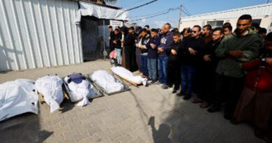 Israeli strike kills at least seven at Gaza police checkpoint