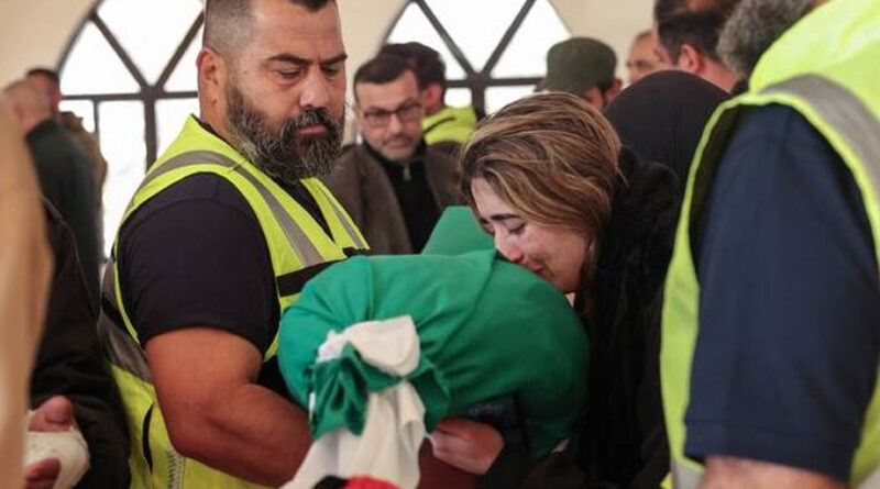 Israeli strike kills infant girl in south Lebanon during father’s funeral